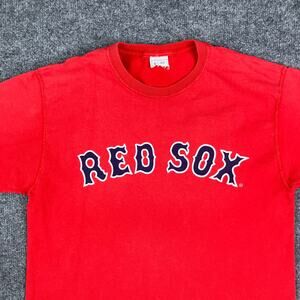 Red Sox T-Shirt Mens Size M Red Boston MLB Graphic Baseball Sports Team Fan Tee